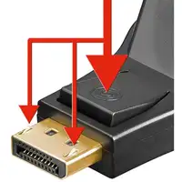 Techly DSP-229 DisplayPort DVI-I Negro