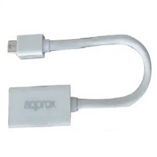 Approx APPC12V2 adaptador de cable de vídeo Mini DisplayPort HDMI Blanco