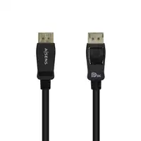 AISENS Cable Displayport Certificado V1.4 8k@60hz, DP/M-DP/M, Negro, 3.0m