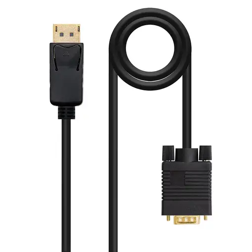 Nanocable Cable conversor DISPLAYPORT a VGA, DP/M - VGA/M, Negro, 5.0 M