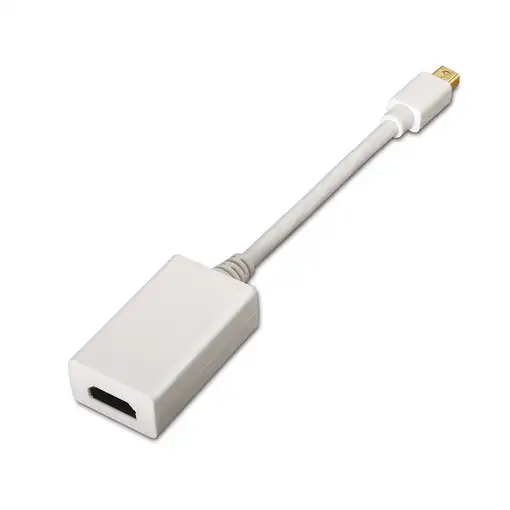 AISENS A125-0138 adaptador de cable de vídeo 0,15 m Mini DisplayPort HDMI Blanco