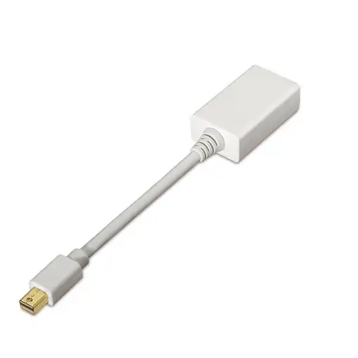 AISENS A125-0138 adaptador de cable de vídeo 0,15 m Mini DisplayPort HDMI Blanco
