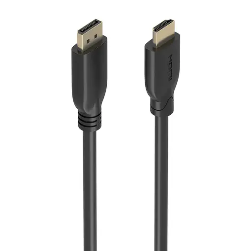 AISENS A125-0920 adaptador de cable de vídeo 5 m DisplayPort HDMI Negro