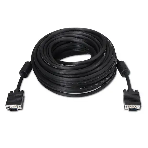 AISENS A113-0076 cable VGA 20 m VGA (D-Sub) Negro