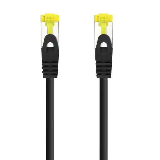 Nanocable Cable de red latiguillo RJ45 LSZH Cat.6A SFTP AWG26, Negro, 0.5m
