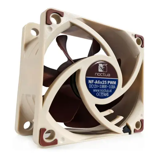 Ventilador 6cm noctua nf-a6x25 3.000rpm marron