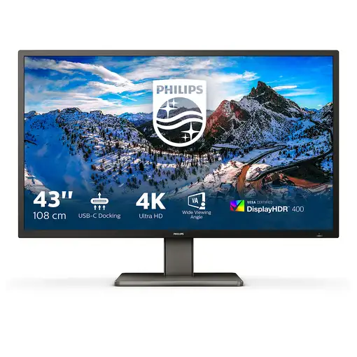 Philips P Line 439P1/00 LED display 108 cm (42.5'') 3840 x 2160 Pixeles 4K Ultra HD