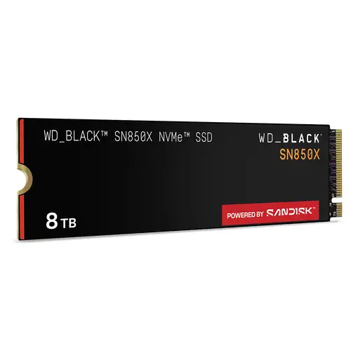 Western Digital Black WD_BLACK SN850X NVMe 8 TB M.2 PCI Express 4.0