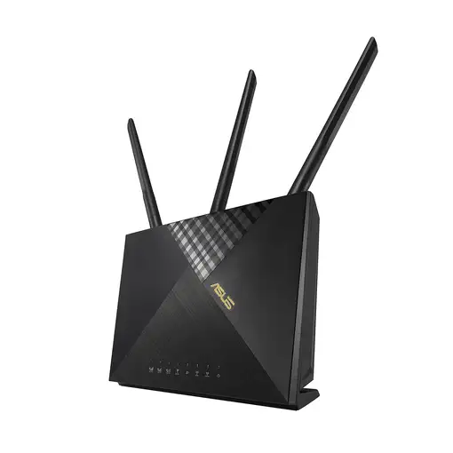ASUS 4G-AX56 router inalámbrico Gigabit Ethernet Doble banda (2,4 GHz / 5 GHz) Neg