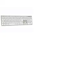Hamlet XKKITA-MCU teclado Oficina USB QWERTY Blanco