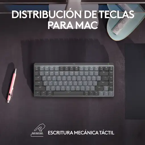 Logitech 920-010837 teclado Oficina Bluetooth QWERTY Internacional de EE.UU. Grafi