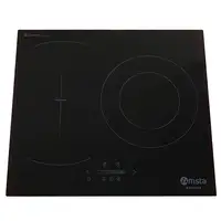 AMSTA Placa De Inducción 60 cm, 3 fuegos, Zona Flexible, 7400w