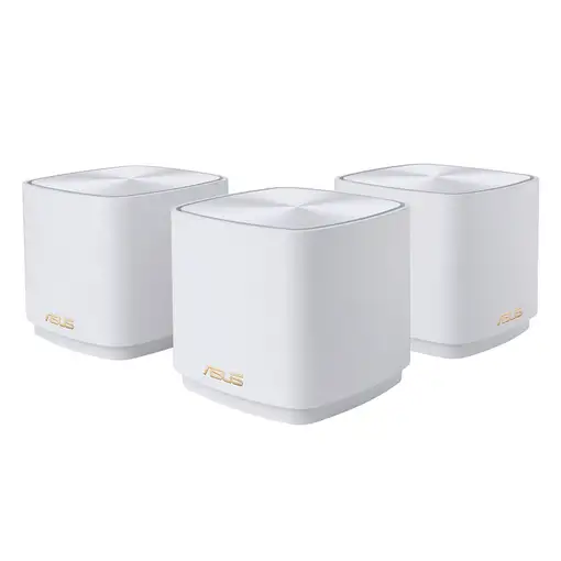 ASUS ZenWiFi XD4 Plus AX1800 3 Pack White Doble banda (2,4 GHz / 5 GHz) Wi-Fi 6 (8