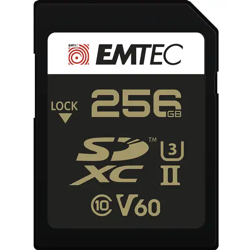 Emtec ECMSD256GUHS2V60 memoria flash 256 GB SDXC UHS-II Clase 2