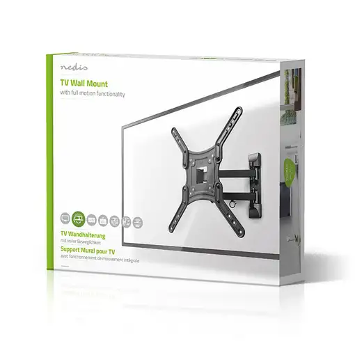 Nedis TVWM1530BK soporte para TV 139,7 cm (55'') Negro