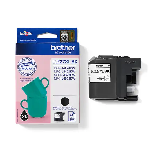 Brother LC227XLBK cartucho de tinta 1 pieza(s) Original Negro