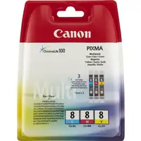Canon 0621B029 cartucho de tinta 3 pieza(s) Original Cian, Magenta, Amarillo