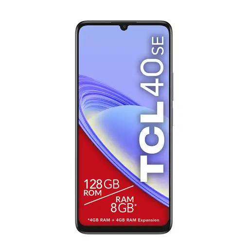 Smartphone TCL 40 SE 17,1 cm (6.75'') 4G 5010 mAh 128GB/4GB RAM purpura TCL