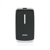 Brondi Contender 7,62 cm (3") Negro Teléfono para personas mayores