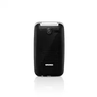 Brondi Contender 7,62 cm (3") Negro Teléfono para personas mayores