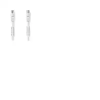 Nedis CSGL40020WT30 cable coaxial 3 m IEC Blanco