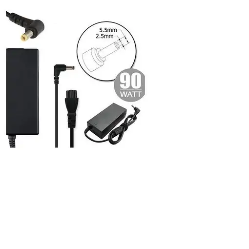 Nilox NLX90W-TA14 adaptador e inversor de corriente Interior 90 W Negro