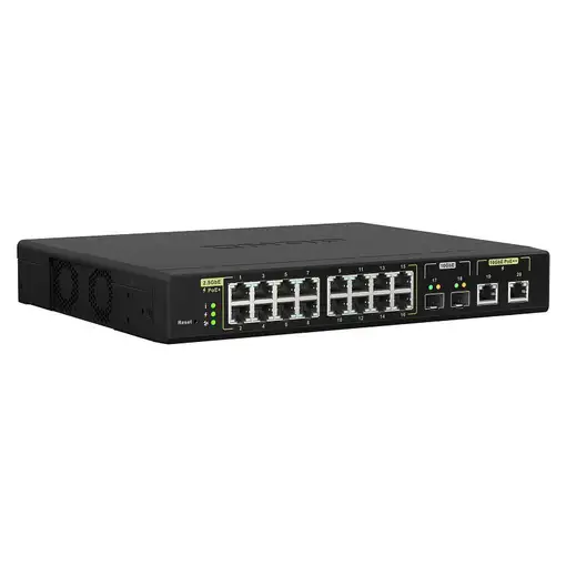 QNAP QSW-M2116P-2T2S switch Gestionado L2 2.5G Ethernet Energía sobre Ethernet (Po