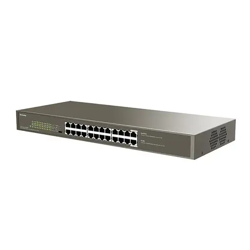 Tenda TEG1124P-24-250W switch No administrado Gigabit Ethernet (10/100/1000) Energ