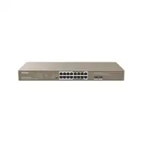 Tenda TEG1118P-16-250W switch No administrado Gigabit Ethernet (10/100/1000) Energ