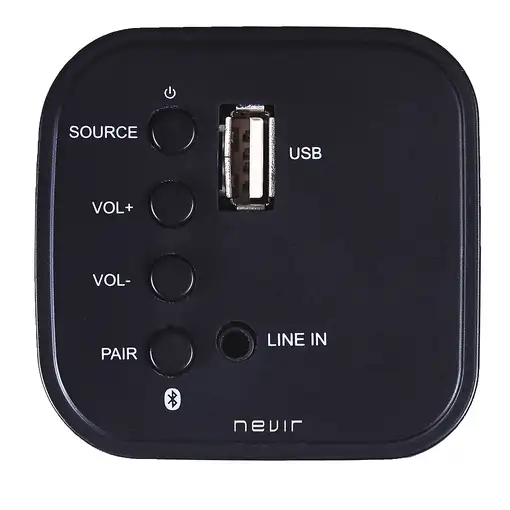 Nevir NVR-843SBBU altavoz soundbar Negro 2.1 canales 10 W