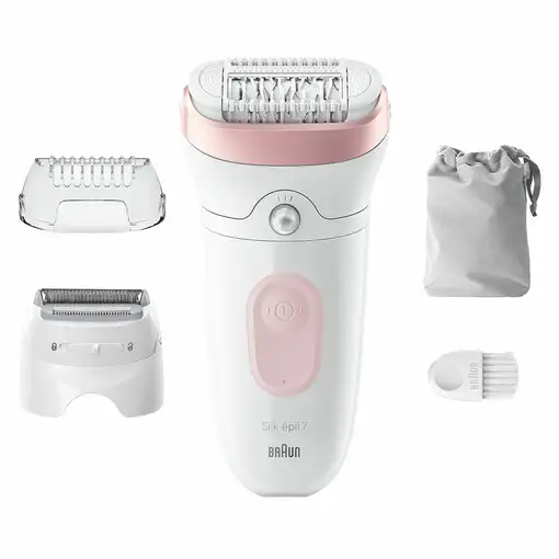 Braun Silk-épil 7 7-030 40 pinzas Rosa, Blanco