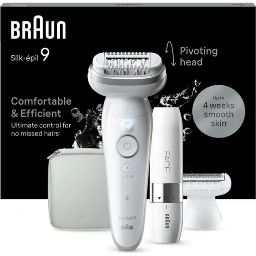 Braun Silk-épil 9 9-341 depiladora 40 pinzas Blanco
