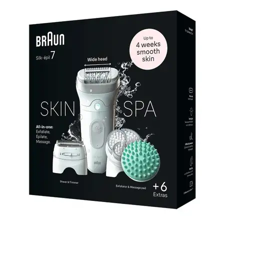 Braun Silk-épil 7 7-081 depiladora 40 pinzas Blanco