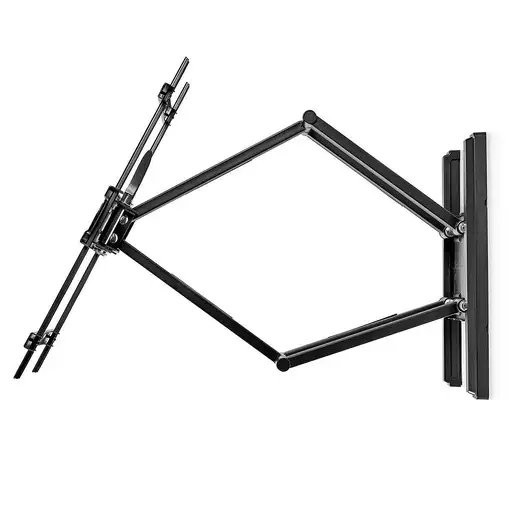 Nedis TVWM6551BK soporte para monitor 2,03 m (80'') Pared Negro