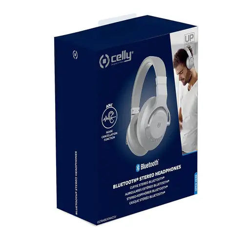 Celly ULTRABEAT ANC Auriculares Inalámbrico y alámbrico Diadema Llamadas/Música Bl