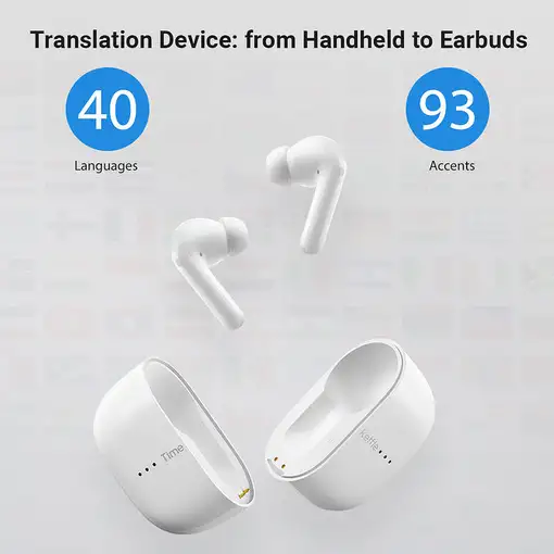 Timekettle M3 Translator Auriculares Inalámbrico Dentro de oído Llamadas/Música Bl