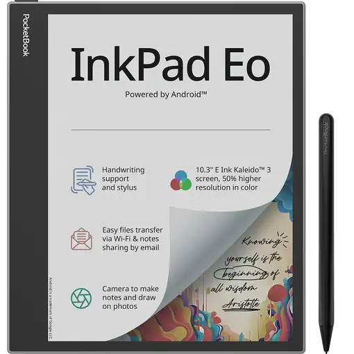 PocketBook InkPad Eo - Mist Grey lectore de e-book Pantalla táctil 64 GB Wifi Negr