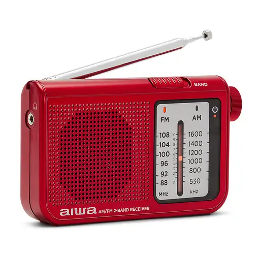 Aiwa RS-55RD radio Personal Analógica Rojo