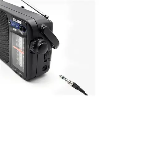 ELBE RF-942 radio Portátil Analógica Negro