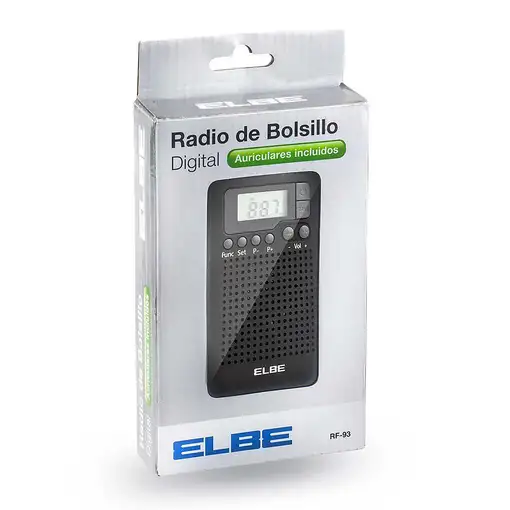 ELBE RF-93 radio Personal Digital Negro