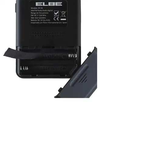 ELBE RF-94 radio Portátil Digital Negro