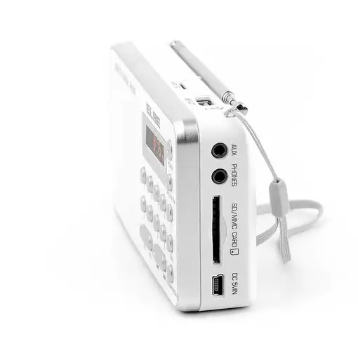 ELBE RF-49-USB radio Personal Digital Blanco