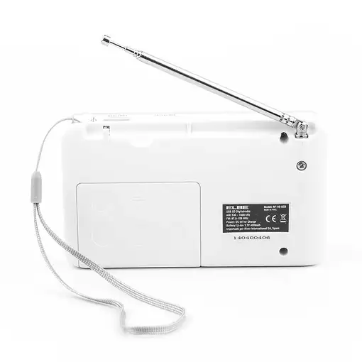 ELBE RF-49-USB radio Personal Digital Blanco