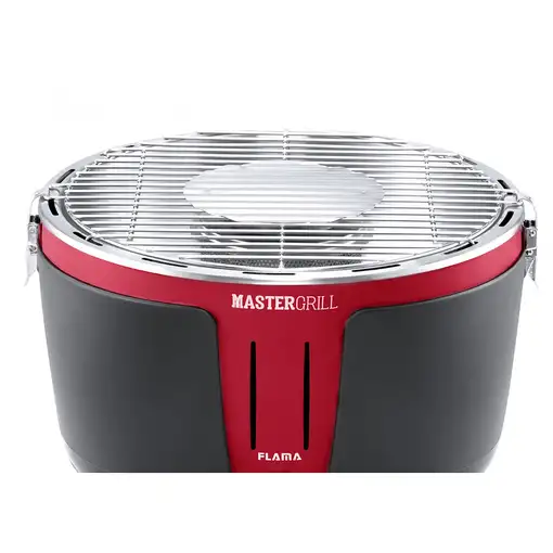 Flama 4006FL Parrilla/barbacoa Kamado Carro Carbón (combustible) Negro, Rojo