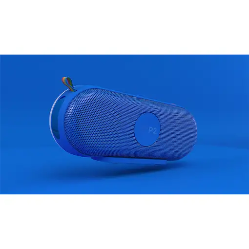 Polaroid PLRMUSICP29087BLU altavoz portátil o de fiesta Azul, Blanco