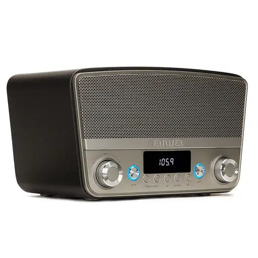 Aiwa BSTU-750BK altavoz Gris, Plata Inalámbrico 50 W