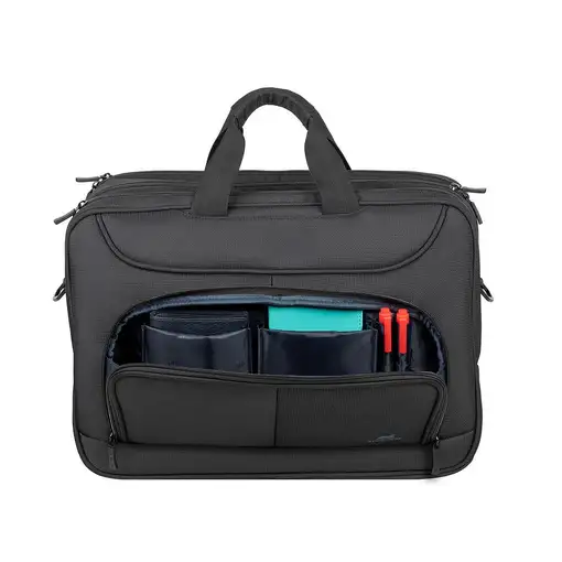 Rivacase 8432 maletines para portátil 39,6 cm (15.6") Maletín Toploader Negro