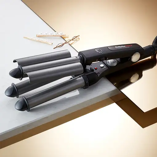 BaByliss TRIPPLE WAVER Rizador de pelo Caliente Negro 125 W 2,7 m