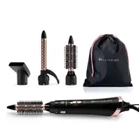 Bellissima 11886 Utensilio de peinado Cepillo de aire caliente Caliente Negro, Ros