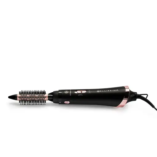 Bellissima 11886 Utensilio de peinado Cepillo de aire caliente Caliente Negro, Ros